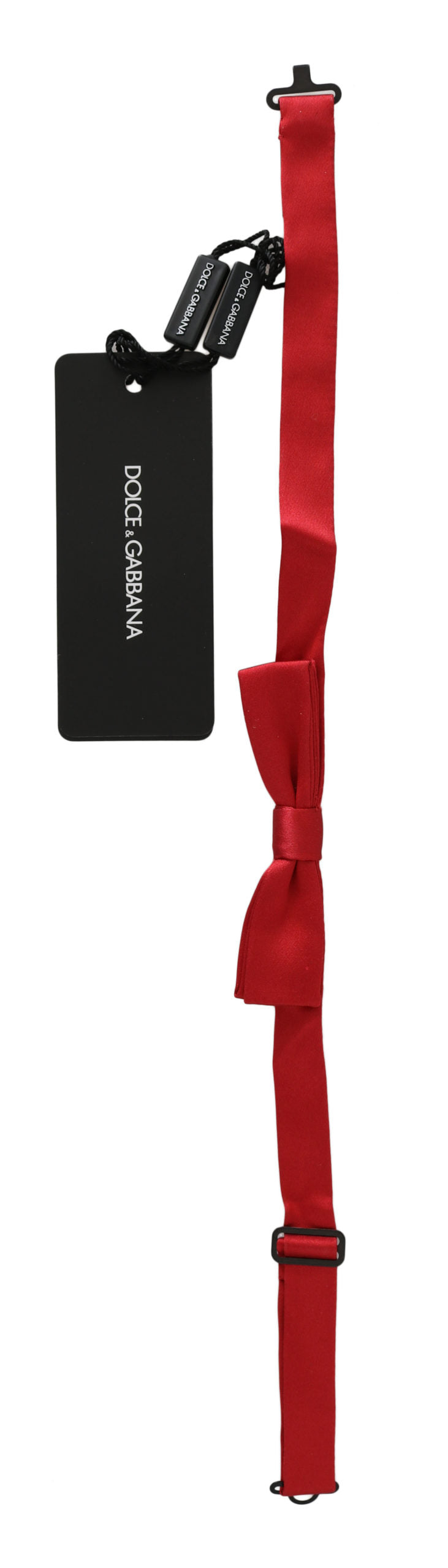 Elegant Red Silk Bow Tie Dolce & Gabbana