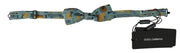 Elegant Mint Green Jazz Club Silk Bow Tie Dolce & Gabbana