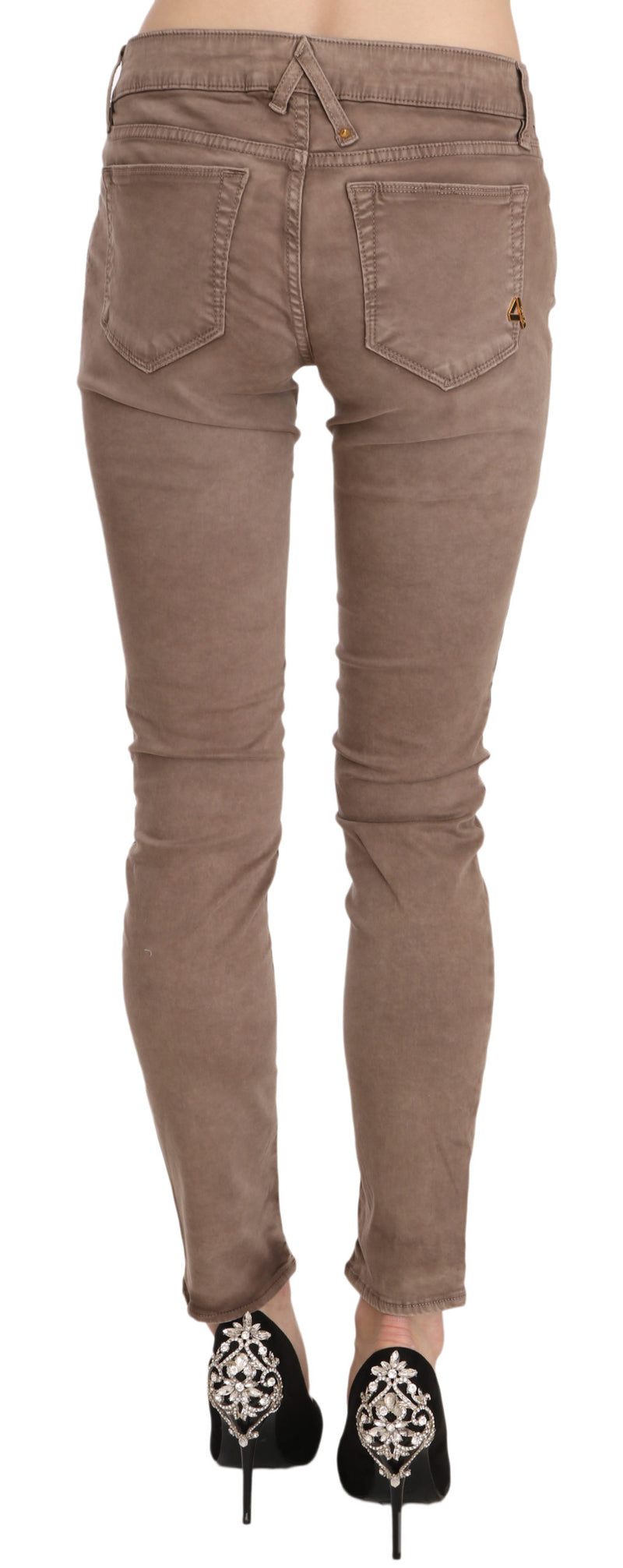 Chic Brown Slim Fit Skinny Jeans CYCLE