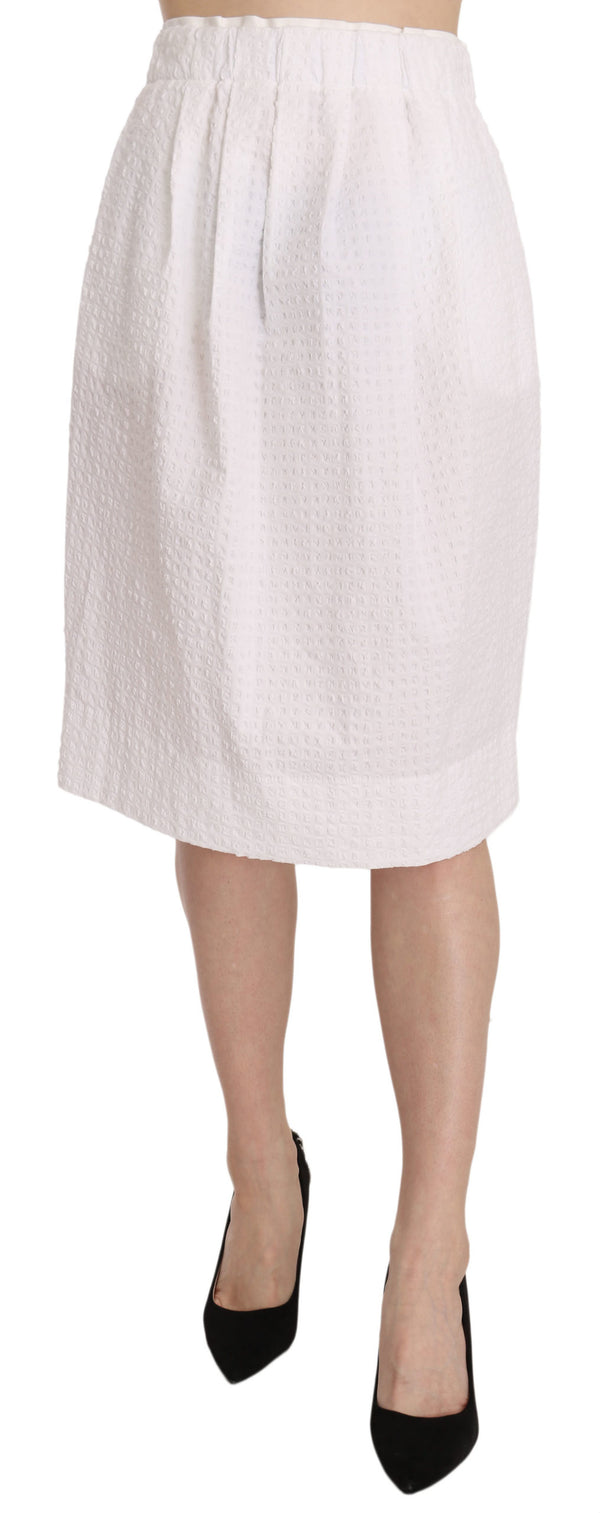 Elegant White Pencil Skirt L'Autre Chose