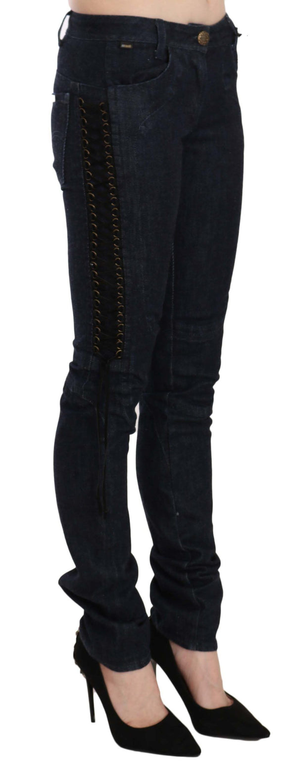 Elegant Low Waist Skinny Trousers Just Cavalli