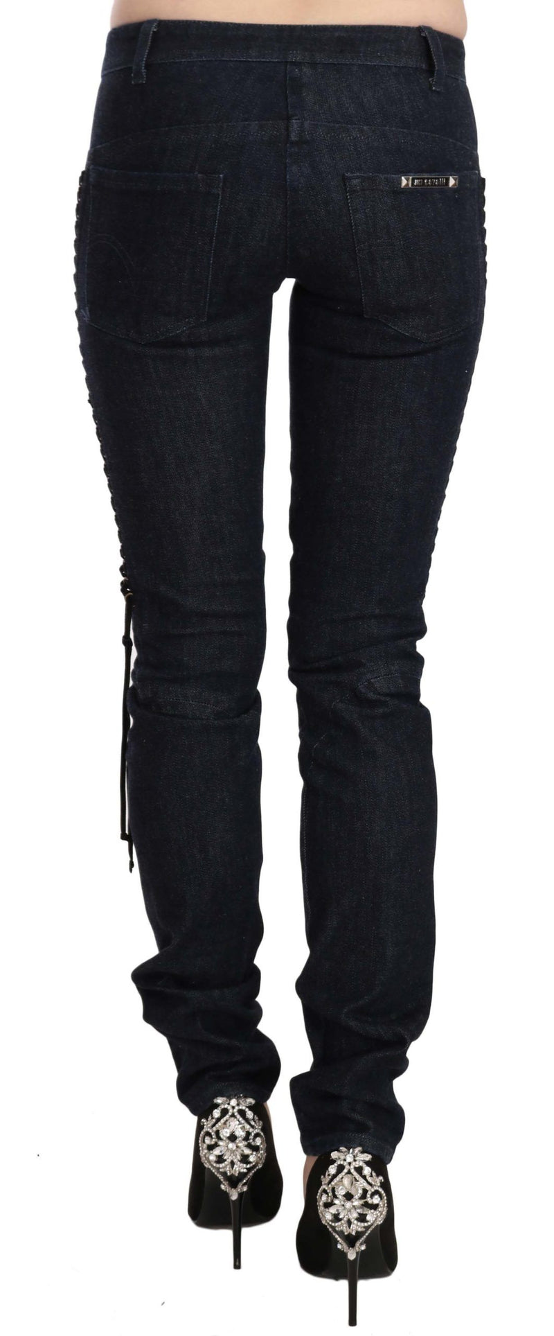 Elegant Low Waist Skinny Trousers Just Cavalli