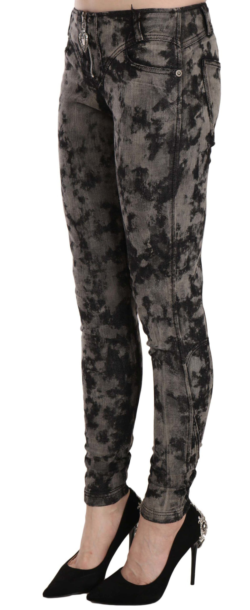 Elegant Low Waist Skinny Denim Pants Just Cavalli