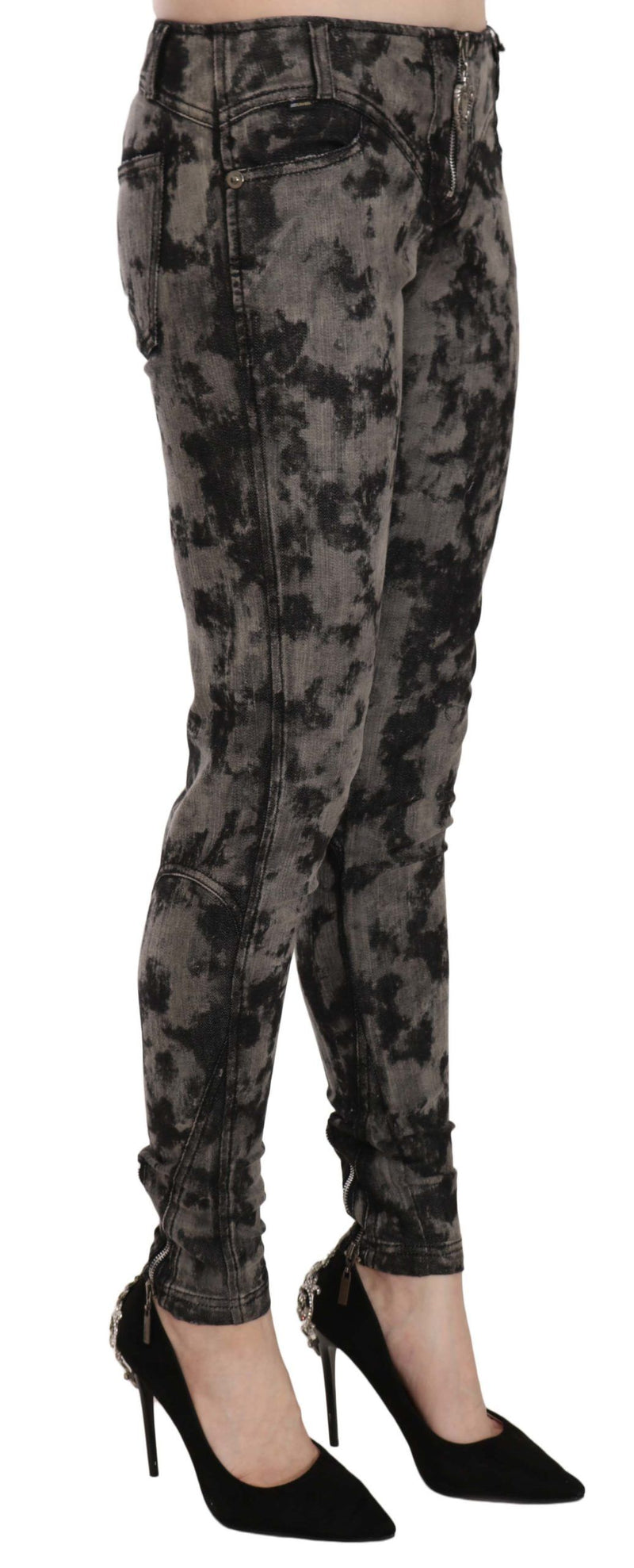 Elegant Low Waist Skinny Denim Pants Just Cavalli