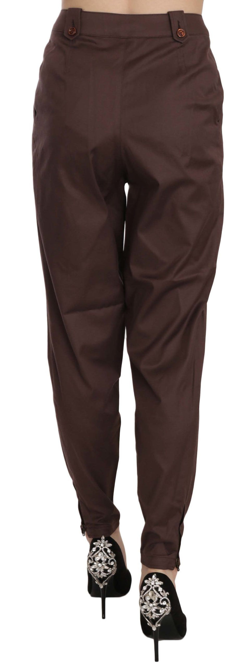 High Waist Tapered Chic Formal Pants Just Cavalli