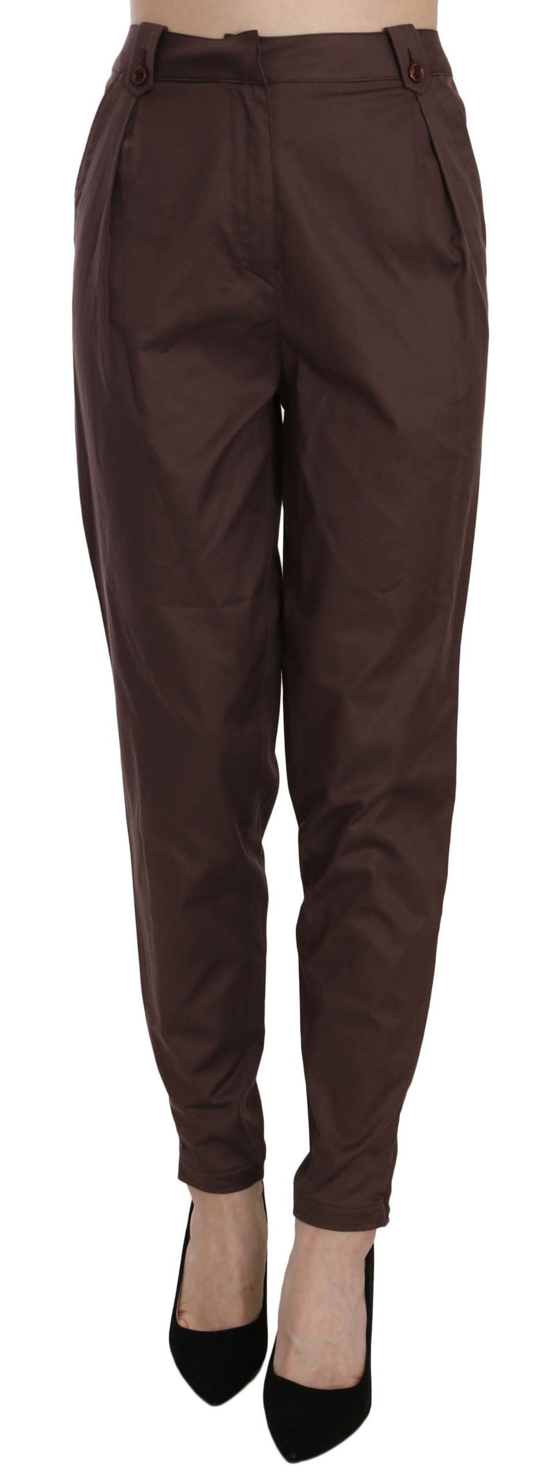 High Waist Tapered Chic Formal Pants Just Cavalli