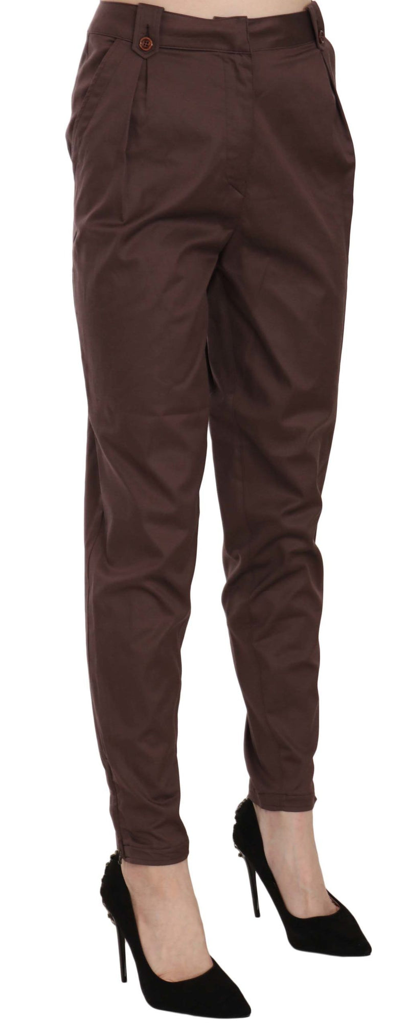 High Waist Tapered Chic Formal Pants Just Cavalli