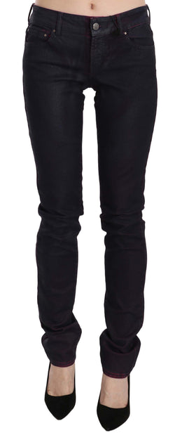 Chic Black Low Waist Skinny Denim Just Cavalli