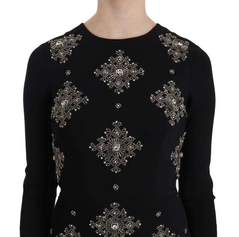 Chic Sequined Mini Sheath Dress John Richmond