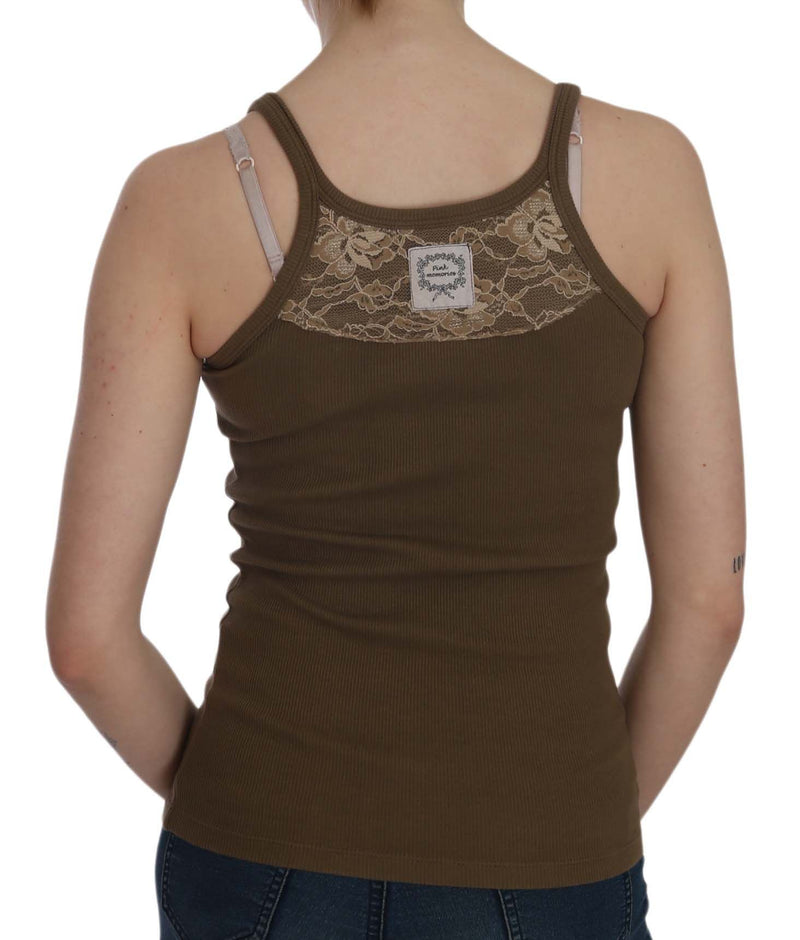 Elegant Sleeveless Spaghetti Strap Blouse PINK MEMORIES