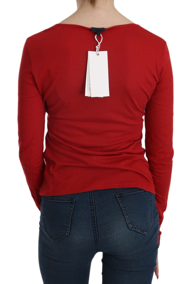 Ravishing Red Crystal Embellished Blouse Exte