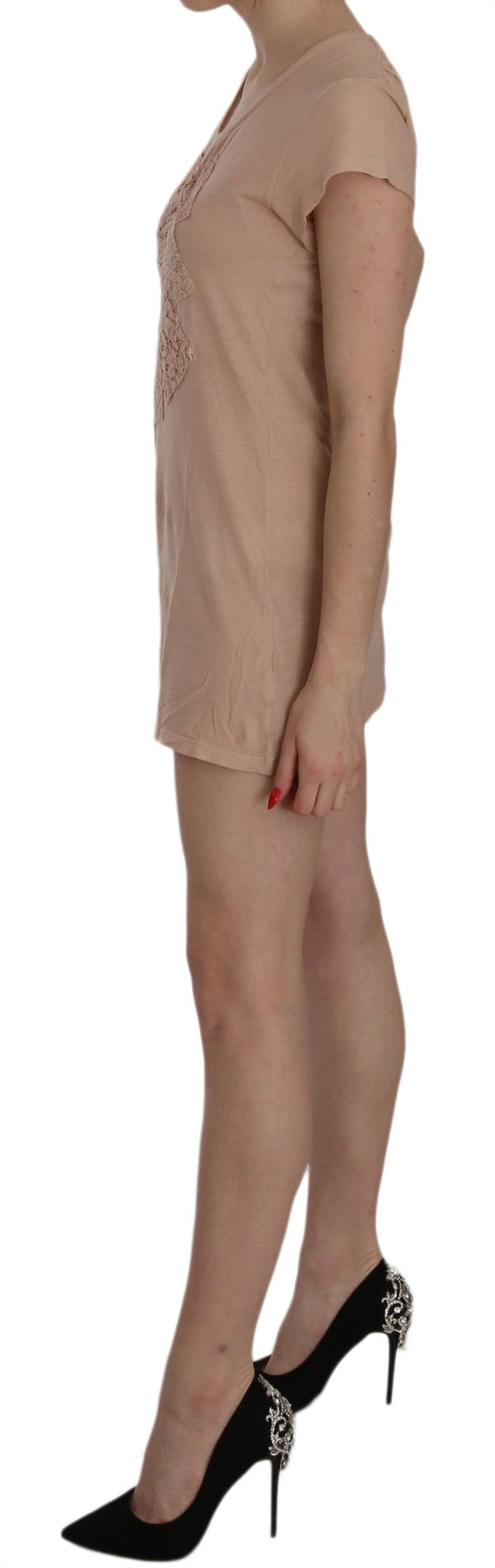 Pink Lace Shift Mini Dress - Elegance Unleashed PINK MEMORIES