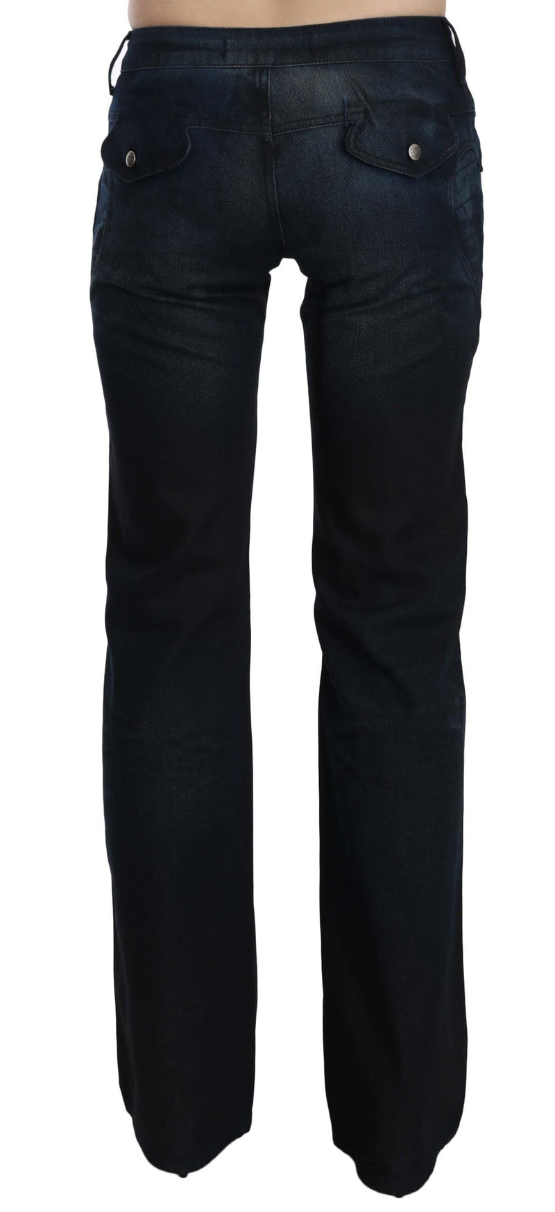 Chic Mid Waist Straight Denim Pants Just Cavalli