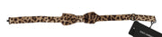 Exquisite Silk Leopard Print Bow Tie Dolce & Gabbana