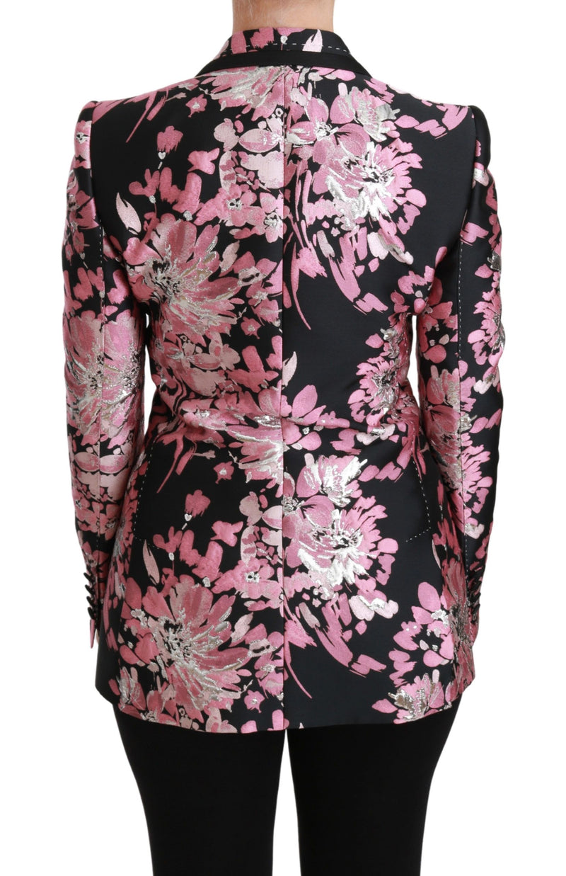 Elegant Floral Jacquard Blazer Dolce & Gabbana