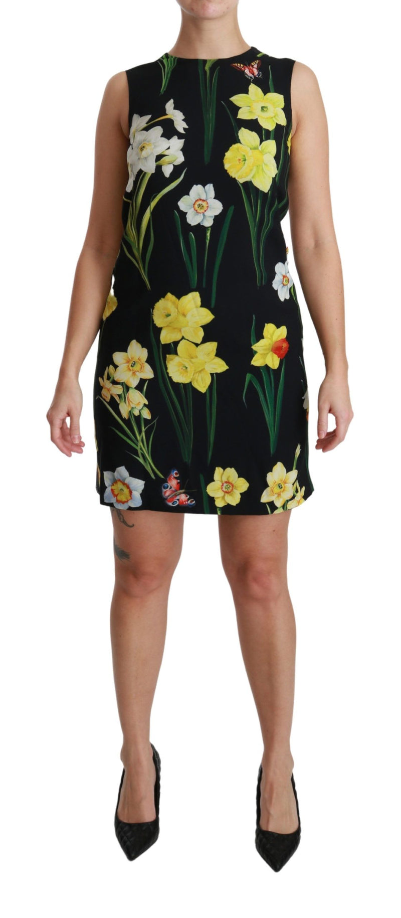 Floral Sheath Mini Dress - Elegance Redefined Dolce & Gabbana