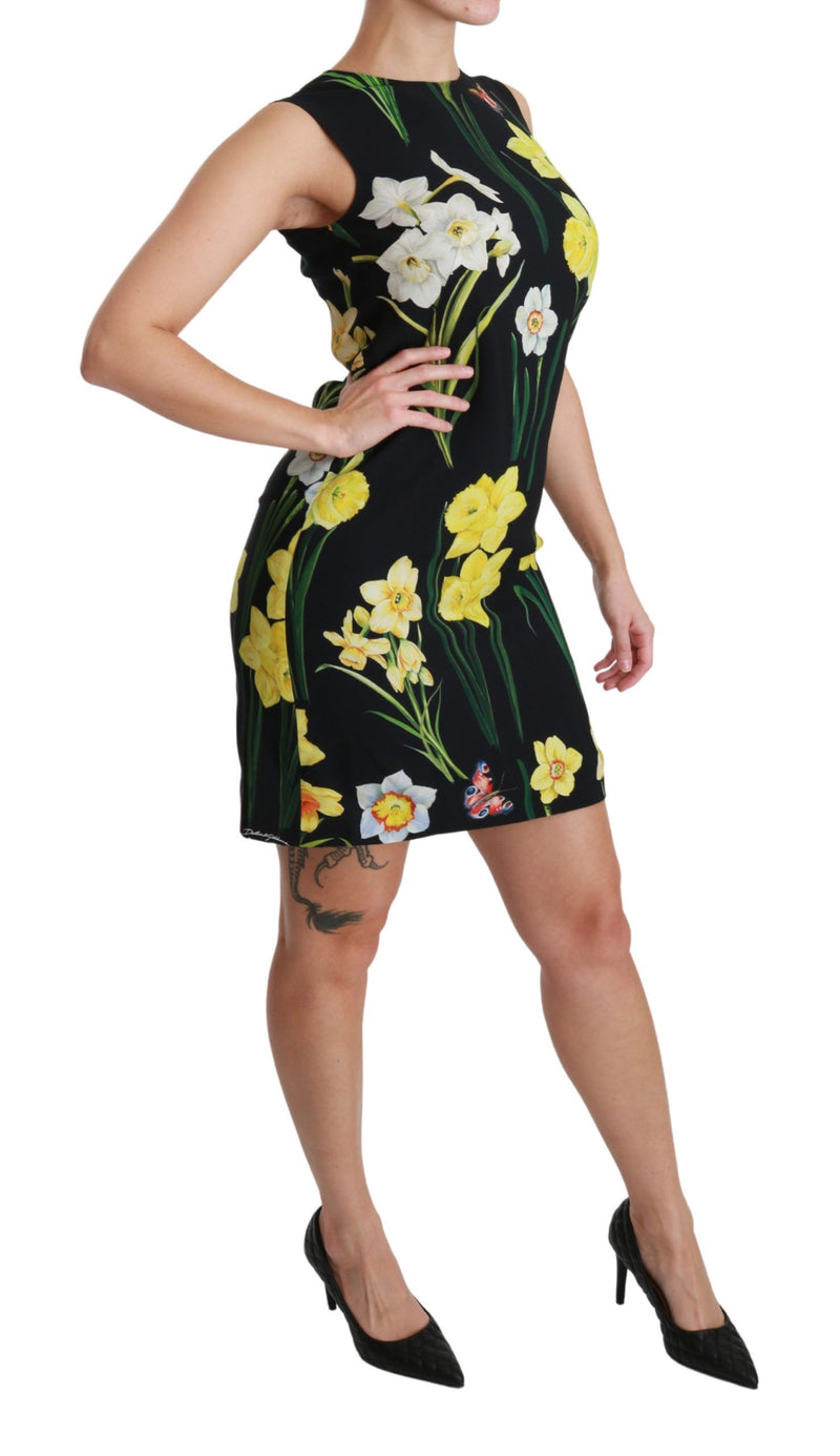 Floral Sheath Mini Dress - Elegance Redefined Dolce & Gabbana