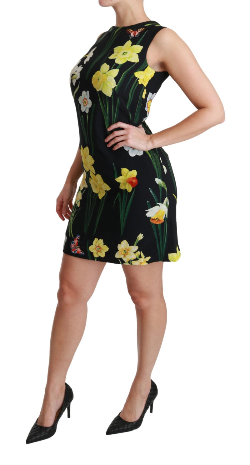 Floral Sheath Mini Dress - Elegance Redefined Dolce & Gabbana