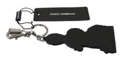 Elegant Trio-Tone Leather Keychain Dolce & Gabbana