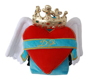 Jeweled Heart Wings Backpack Dolce & Gabbana