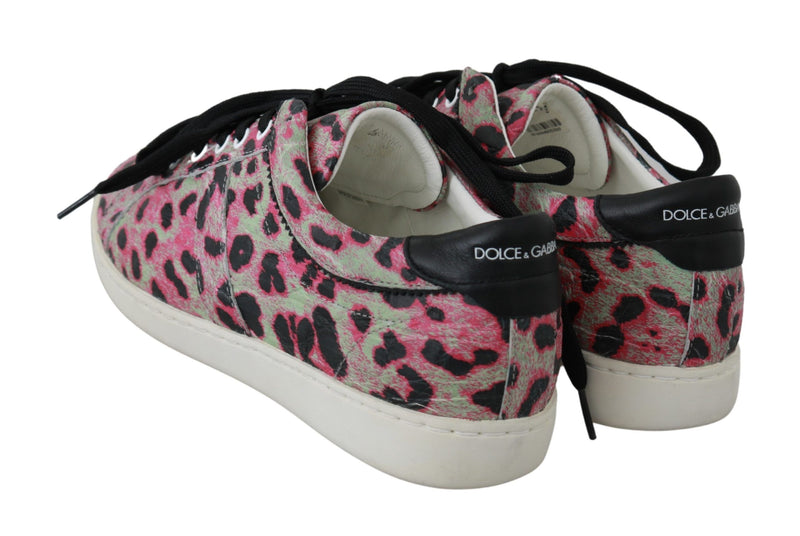 Multicolor Crocodile Leather Sneakers Dolce & Gabbana