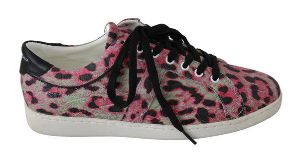 Multicolor Crocodile Leather Sneakers Dolce & Gabbana