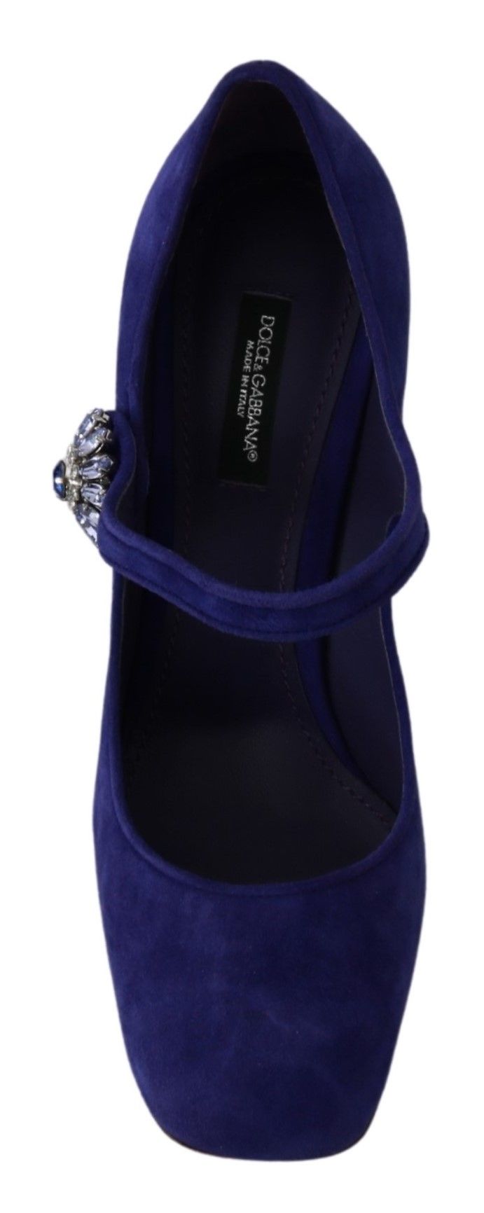 Elegant Purple Suede Mary Janes Pumps Dolce & Gabbana