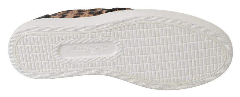 Chic Leopard Print Loafers for Elegant Comfort Dolce & Gabbana