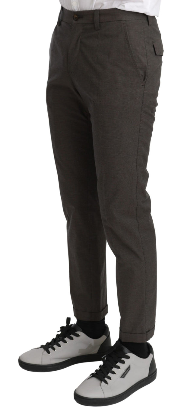 Elegant Brown Casual Pants Dolce & Gabbana