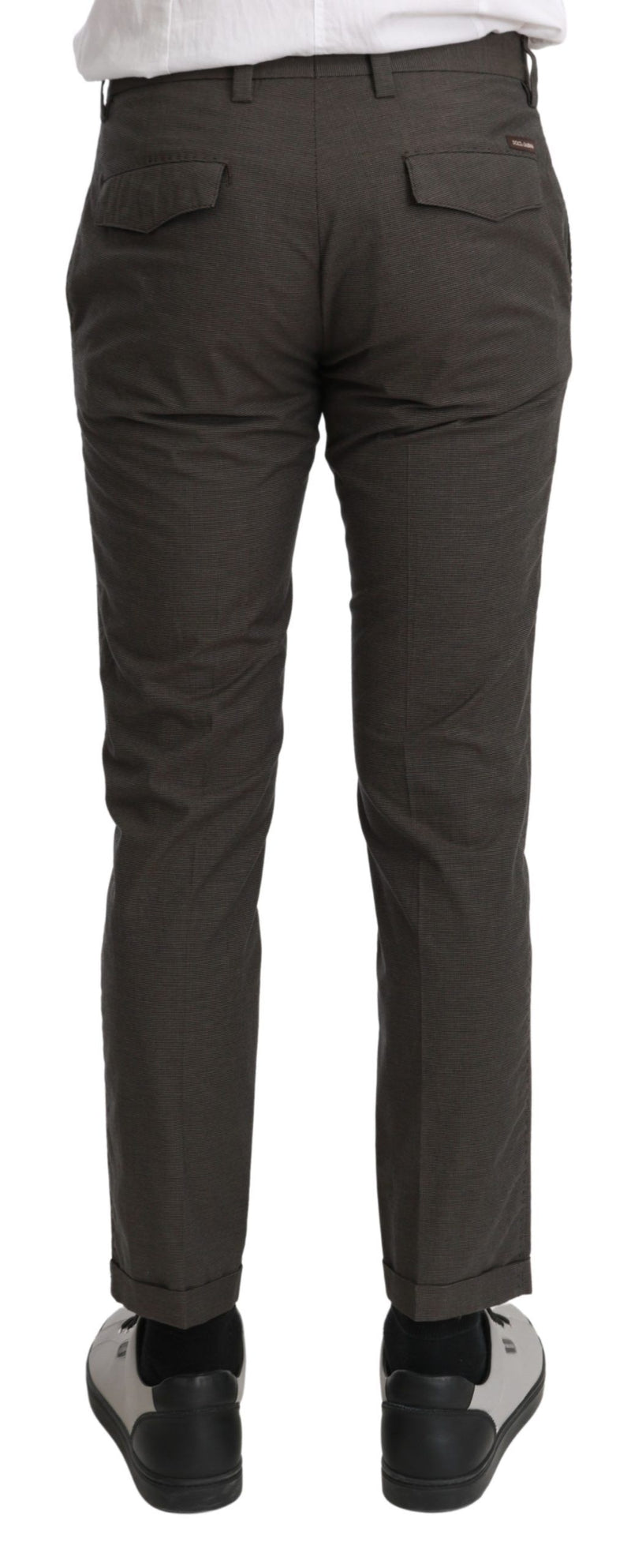 Elegant Brown Casual Pants Dolce & Gabbana