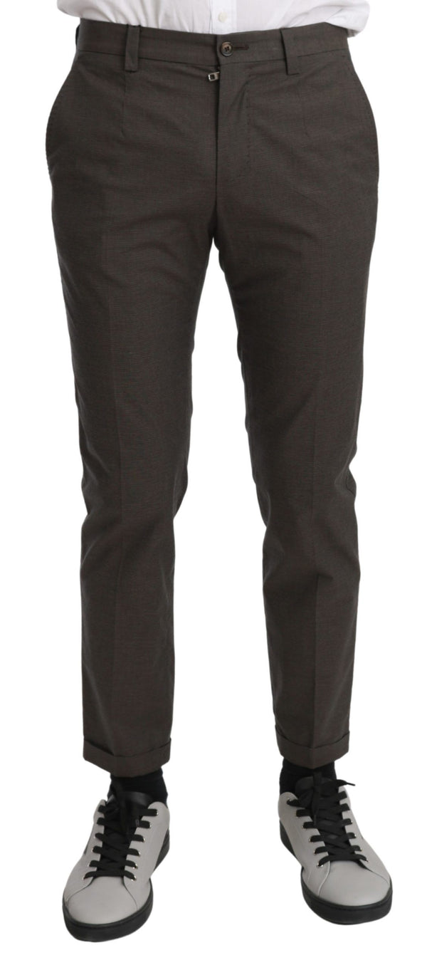 Elegant Brown Casual Pants Dolce & Gabbana