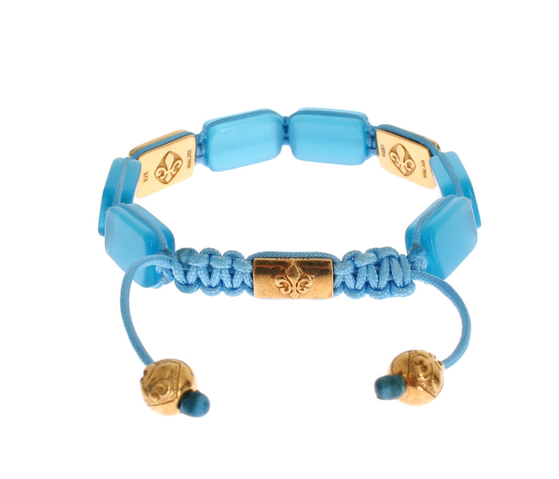 Elegant Blue Opal & Diamond-Studded Bracelet Nialaya