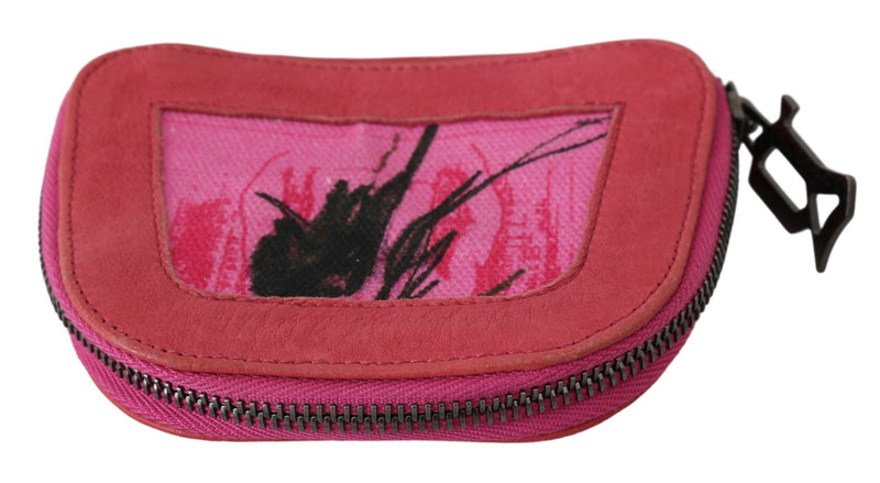 Elegant Pink Fabric Coin Wallet PINKO