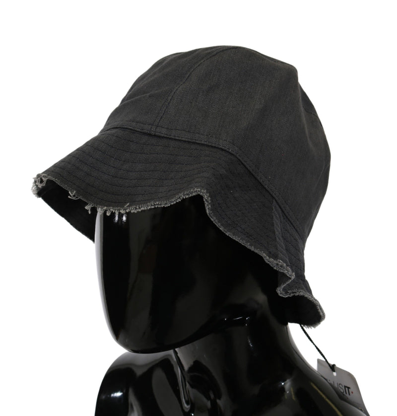 Chic Black Bucket Hat - Timeless Accessory Costume National