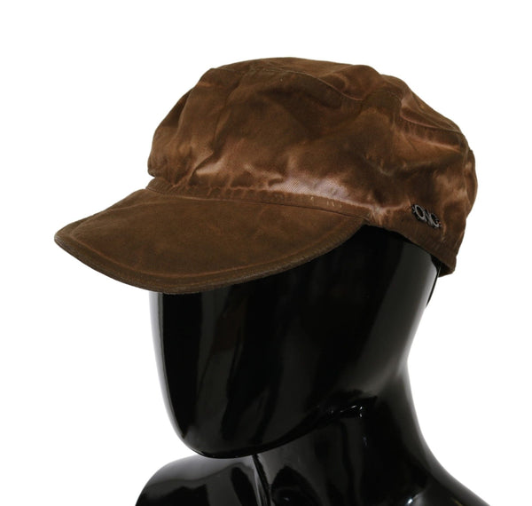 Elegant Brown Newsboy Hat Costume National