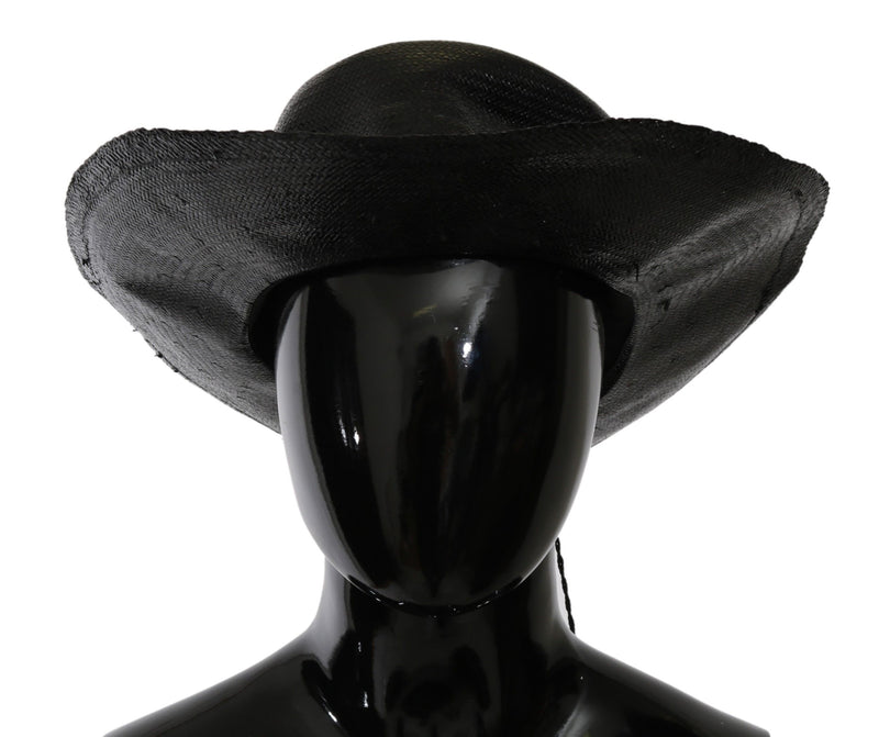 Chic Black Floppy Hat - Timeless Elegance Costume National