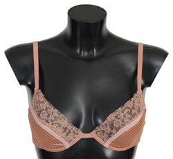 Elegant Nude Lace Push-Up Bra Ermanno Scervino