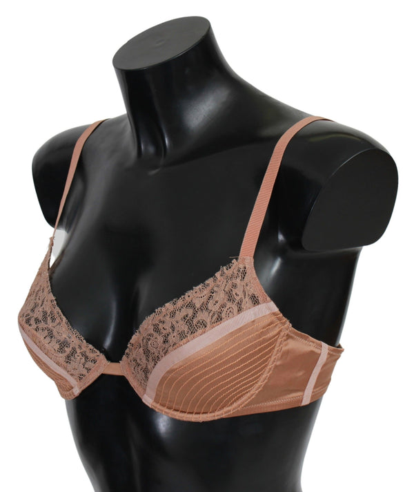 Elegant Nude Lace Push-Up Bra Ermanno Scervino