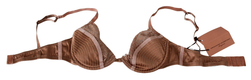 Elegant Nude Lace Push-Up Bra Ermanno Scervino