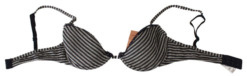 Blue Stripes Lace Reggiseno Bra Ermanno Scervino