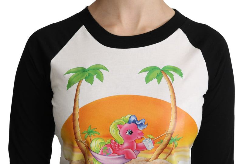 Chic My Little Pony Crew Neck Cotton Top Moschino