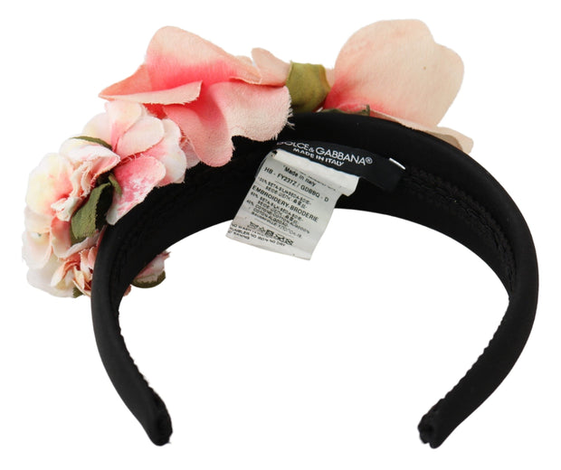 Elegant Silk Designer Headband Tiara Dolce & Gabbana