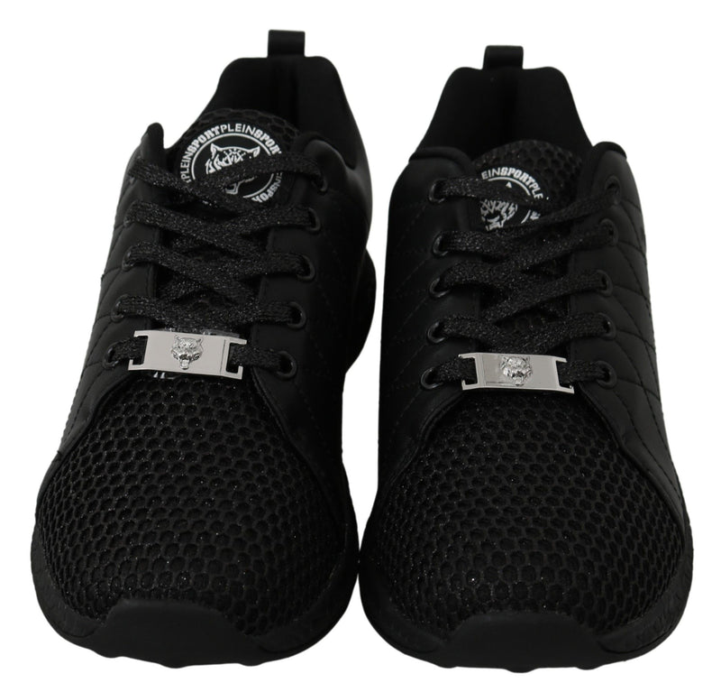 Elegant Black Gisella Sneakers Philipp Plein