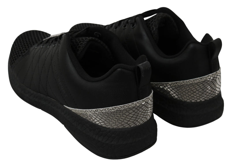 Elegant Black Gisella Sneakers Philipp Plein