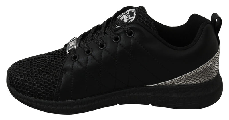 Elegant Black Gisella Sneakers Philipp Plein