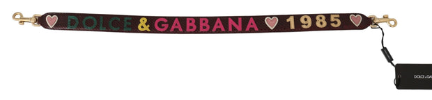 Exquisite Bordeaux Shoulder Strap Accessory Dolce & Gabbana