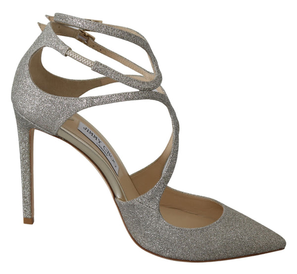 Platinum Ice Lancer Leather Pumps - Elegance Refined Jimmy Choo