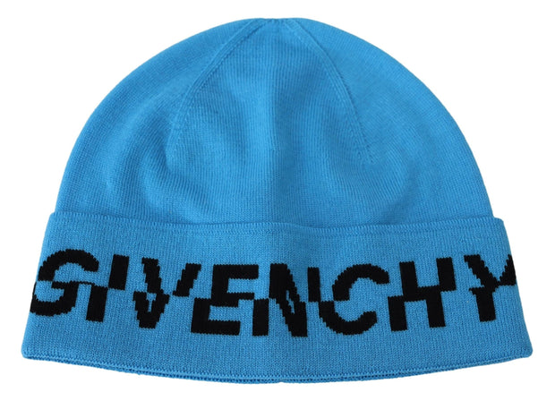 Chic Unisex Wool Beanie with Logo Detail Givenchy