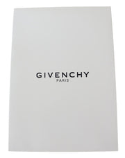 Elegant Monochrome Wool-Silk Blend Scarf Givenchy