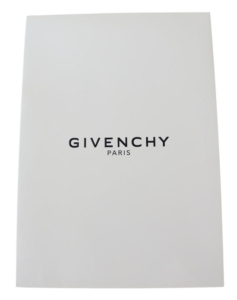 Elegant Monochrome Wool-Silk Blend Scarf Givenchy